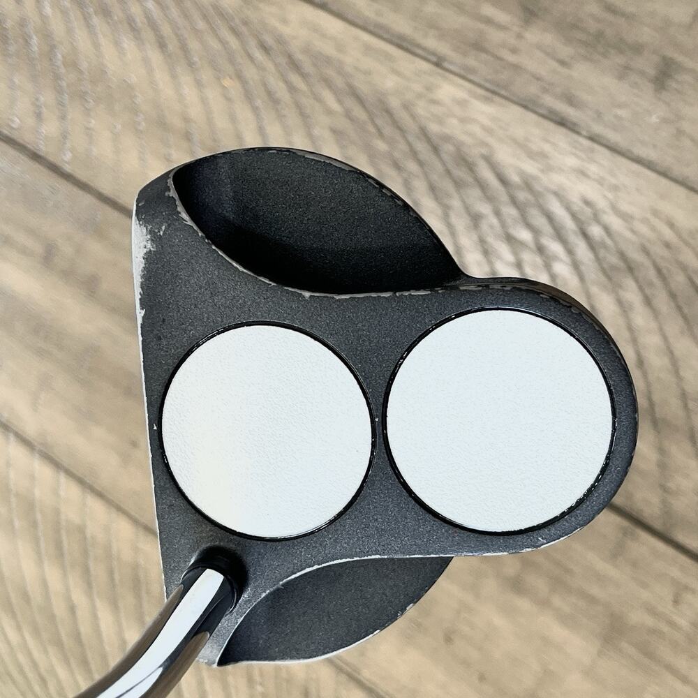 Odyssey DFX 2-Ball Mallet Putter RH 34" Good Original Steel Shaft And Grip HC - Picture 3 of 12
